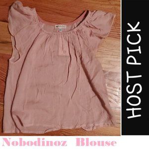 Nobodinoz Muted Rose Pink Blouse ~ Made in Spain